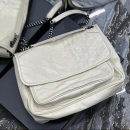 Classsic Niki Vintage pu Leather Chain Shoulder Bags Clutch Flap Bag Desinger Crossbody Letter Logo Womens Shopping Handbag Totes Purse Designer Bag Shoulder Bags