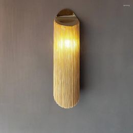 Wall Lamp Light Luxury Online Celebrity Post Modern Living Room Stairs Art Bathroom Horloges Murales Decors