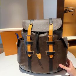 LOULS VUTT designer backpack mens school backpack backpack Genuine leather material Adjustable shoulder strap Large capacity backpack G Odol