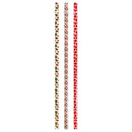 wholesale Multiple sizes bulk strawberry watermelon Halloween printed funny Cartoon Fruit straws reusable plastic straws for 40oz tumblers,16oz glass can