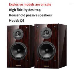 Combination Speakers 6.5 Inch 120W High Power Passive Bookshelf Speaker HiFi Audio Surround Home Theater Monitor Sound Box Two-Way