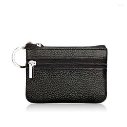 Wallets 2023 Spring/Summer Leather Wallet Fashion Bus Card Bag Coin Mini Multi Color Key