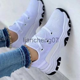 Dress Shoes New White Sneakers Women Solid Colour Shoes Woman Casual Shoes Mesh Breathable Platform Sneakers Ladies Sport Shoes Running x0920