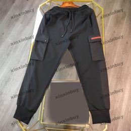 22ss Men women Designers Pants luxury Mens Womens nylon pocket Man Paris pant Street black S-2XL250f