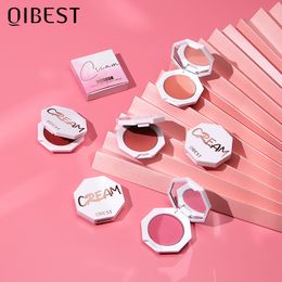 Blush QI Face Blusher Peach Cream Makeup Blush Palette Cheek Contour Blush Cosmetics Blusher Cream Korean Makeup Rouge Tint Blush 230919