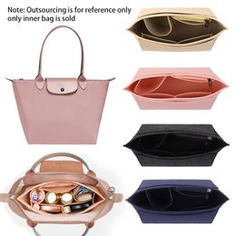 Cosmetic Bags Cases Make up Organiser Felt Insert Bag for Women Handbag Travel Inner Purse Portable Cosmetic Bags fit Various Brand Bags 230920