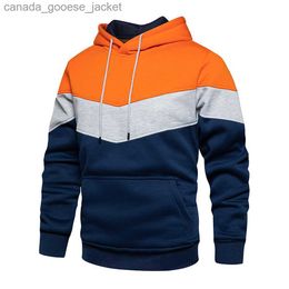 Men's Hoodies Sweatshirts Men's Women's Autumn and Winter Warm Patch Hooded Sweatshirt Hoodie Dress Casual Loose Street Wear Men's Fashion SportsL230920