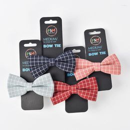 Cat Collars Bow Tie Collar Small Cats And Dogs Adjustable British Style Pet Accessories Necklace Products For Pets