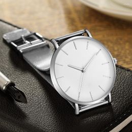 Wristwatches Fashion Casual Watches Women Simple Silver Mesh Band Quartz Watch Dames Horloges Vrouwen Montre Bracelet Femme