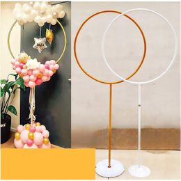 Party Decoration Festive Props Wedding Stage Balloon Holder Round Arch Supplies Welcome Guide