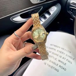 Women's Designer Watches Diamond Dial Classic Quartz Waterproof Date Display Business Wristwatch