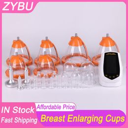 New Arrival 27 Cups BODY Slimming buttocks enlarging cup vacuum Gadgets breast enlarger PUMP therapy cupping butt enlargement Micro Current RED Light machine