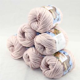 LOT of 6 BallsX50g Special Thick Worsted 100% Cotton Knitting Yarn Linen 2208266Y