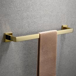 Bath Accessory Set Gold Polish Bathroom Hardware Robe Hook Towel Rail Bar Ring Tissue Paper Holder Accessories Decor245k