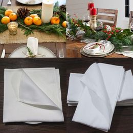 Table Napkin Napkins Linen Wedding White Soft Cotton Luxury El Dinner Party