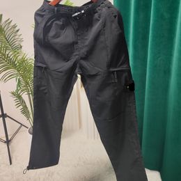 Men's Pants Spring Autumn Men Designer Stone Cargo Pants Multi Pocket Nylon Casual Black Nylon Stone Pants Men Women Cargo Pants 230919