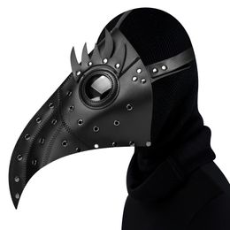 Costume Accessories Funny Mediaeval Steampunk Plague Doctor Bird Mask Latex Punk Sexy Masks Beak Adult Halloween Event Cosplay Props