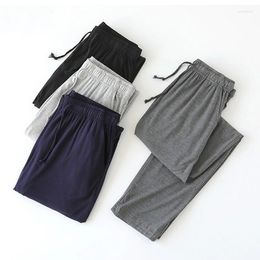 Men's Sleepwear Pajama Pants For Autumn Modal Long Loose And Oversized Thin Homewear Casual Sports Pantalon Men