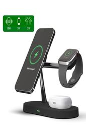 Universal 3in1 15W Qi Wireless Charger Mini Fast Charging Station For Iphone 13 12 Pro Max Airpods Pro Watch 6 5 4 3 28758120