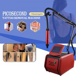 Professional ND Yag Laser Spot Freckle Pigment Tattoo Removal Picosecond Machine For Beauty Salon Skin Tightening Whitening Acne Treatment