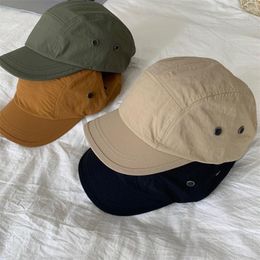 Ball Caps Fast Dry Japanese Short Brim 5 Panel Baseball Cap Trucker Cappello Uomo Gorras Planas Para Hombre Snapback Hats