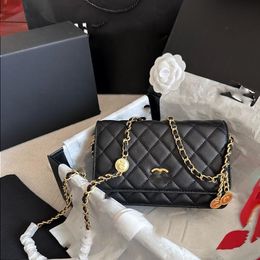 Luxurys23S WOC Designer Bags shoulder bag crossbody bag womens purses and handbags Gold coin pendant decoration Sling bag messenger bag Wsbg