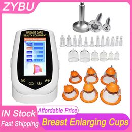 27 Cups Vacuum Therapy Massage Slimming Bust Enlarger Breast Enhancement BIO body shaping buttocks butt booty Lifting machine Micro-Current RED Light Vibration