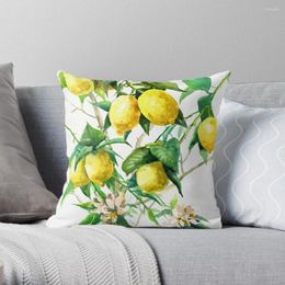 Pillow Lemons On The Tree Throw Christmas S Decor