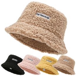 Stingy Brim Hats Fashion Winter Warm Bucket Lady Autumn Outdoor Panama Fisherman Cap Hat for Women 230916