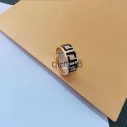 Band Rings 2022Luxury Designer Rings Engagement Party Anniversary Gift Couples Rings Yellow Gold Letters Ring For Women Size 68 with Jewelry Box Fine Workmanship go