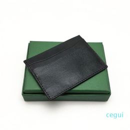 High Quality Men Women Credit Card Holder Classic Mini Bank Card Holder Small Slim Wallet Wtih Box283x