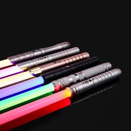 Halloween Supplies RGB Metal Lightsaber Laser Sword Toys Light Saber Espada Brinquedos Sabre De Luz Juguetes Kpop Lightstick Zabawki Oyuncak 230920