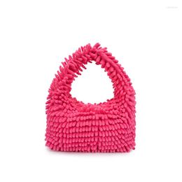 Evening Bags Women's Purse Handbags Candy Colour Vintage Ladies Shoulder Fashion Soft Cotton Unique Underarm Casual Tote Bag Phone Purses