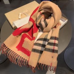 2021 New top Women Man Designer Scarf fashion brand 100% Cashmere letter Scarves For Winter Womens and mens Long Wraps Christmas g2395