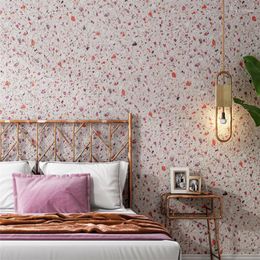 Wallpapers Nordic Style Ins Industrial Wind Wallpaper Bedroom Living Room Modern Minimalist Fashion Gravel Sandstone Terrazzo 3D