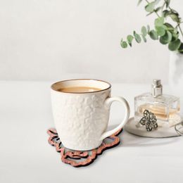 Table Mats Cartoon Shaped Durable Mug Holder Tableware Decor Water Mat Cute Three-dimensional Dinner Is Suitable For Placing Cup