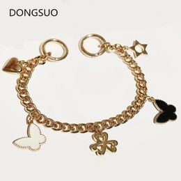 Bag Parts Accessories Designer chain strap handle flower charms gold metal chain handbag bag purse replacement Accessories Hardware high quality 230920