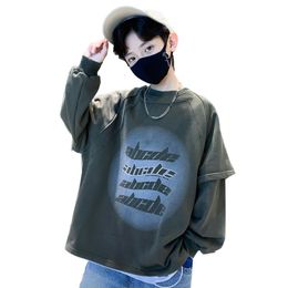 Hoodies Sweatshirts School Boy Clothes Spring Autumn Children Tops for Baby Sweatshirt Kids Long Sleeve Tshirt For 5 6 7 8 9 10 11 12 13 14 Year 230919