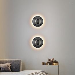 Wall Lamp Creative Bedroom Bedside Modern Living Room Sofa Background Nordic Luxury Style Decorative Led Light