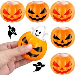 Halloween Toys 6PCS Pumpkin Head Stress Ball Decompression Ghost Relieve Fidget Squeeze Sensory for Party Favors 230919