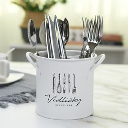 Cooking Utensils Kitchen Storage Bucket for Pot Spoon Chopsticks Holder Spoon Pot Clip Box Tableware Utensil Container Restaurant Tableware 230920