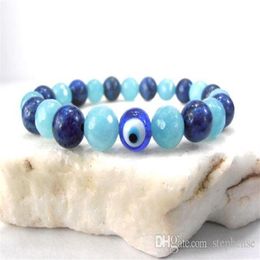 SN0576 Fashion Eye bracelet Good luck Lapislazuli bracelet Blue Evil Eye bracelet For Man281F