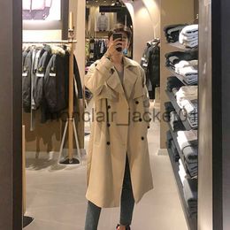 Men's Trench Coats England Style Double Breasted Trenchcoat Men Leisure Long Windbreaker Coats Stylish Quality Handsome College Hombre Trench Coat J230920