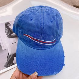 2022 Street Cap Fashion Baseball Hat Mens Womens Designer Sports Caps 5 Colours Casquette Adjustable Fit Hats242A