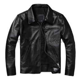 Men's Jackets 2023 New Fashion Swallowtail Style Genuine Leather Jacket Men Slim Mens Jacket Boy Real Cowhide Coat Cow Clothing Spring Autumn J230920