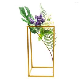 Party Decoration 3Pcs Vases Column Stand Rustproof Geometric Holder Centrepiece Prop Iron Art Detachable Wedding Flower Rack