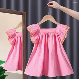 Girl Dresses Children Girls Dress Summer Kids Cotton Child Costumes Outfits Beach Clothes 2-6Years Baby Clothing