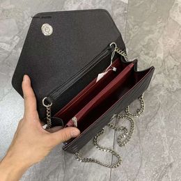 Evening Bags Designers Leather women WOC shoulder bags crossbody Luxury ENVELOPE handbags clutch purses ladies wallets tote Gold Silver Black Chain Bag TOP 9APU