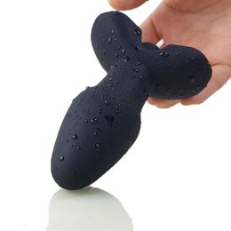 Adult Toys Big Anal Plugs Vibrating Anal Sex toys for Men Women 10 Speeds Silicone Vibrators G Spot Clitoris Stimulate Female Butt Plugs 230920