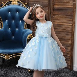 Girl Dresses Korean Summer 0 To 6 Year Old Baby For Very Elegant Birthday Party High Quality Christmas Costume